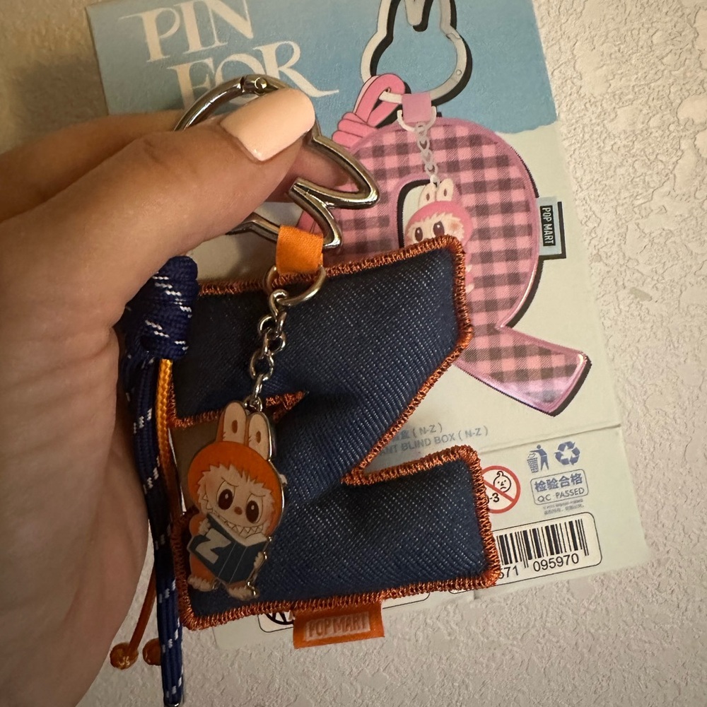 Authentic Labubu Pin For Love “Z”